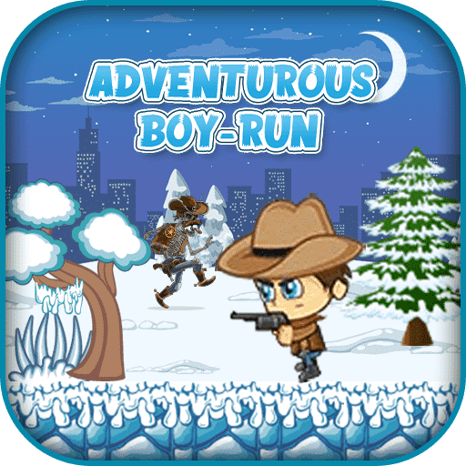 Adventurous boy run